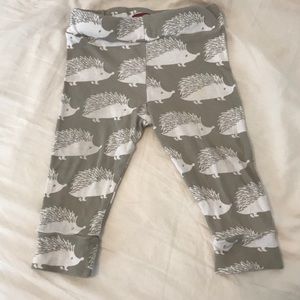 Grey & White Hedgehog Baby Pants- Milkbarn